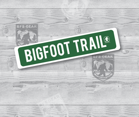 Bigfoot Metal Trail Sign