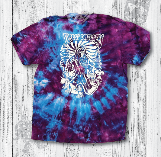 Forest Dwellers Tie Dye Pocket T-Shirt