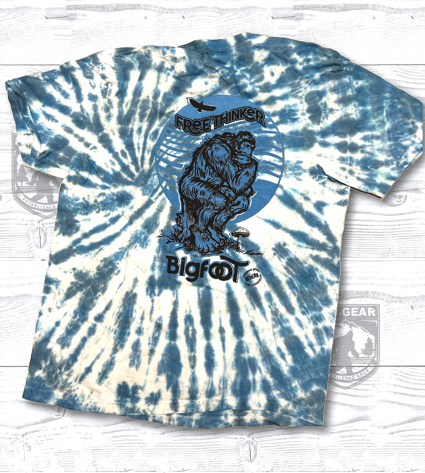 Free Thinker Tie Dye Pocket T-Shirt