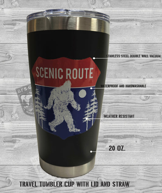 Bigfoot Travel Tumbler - Scenic Route