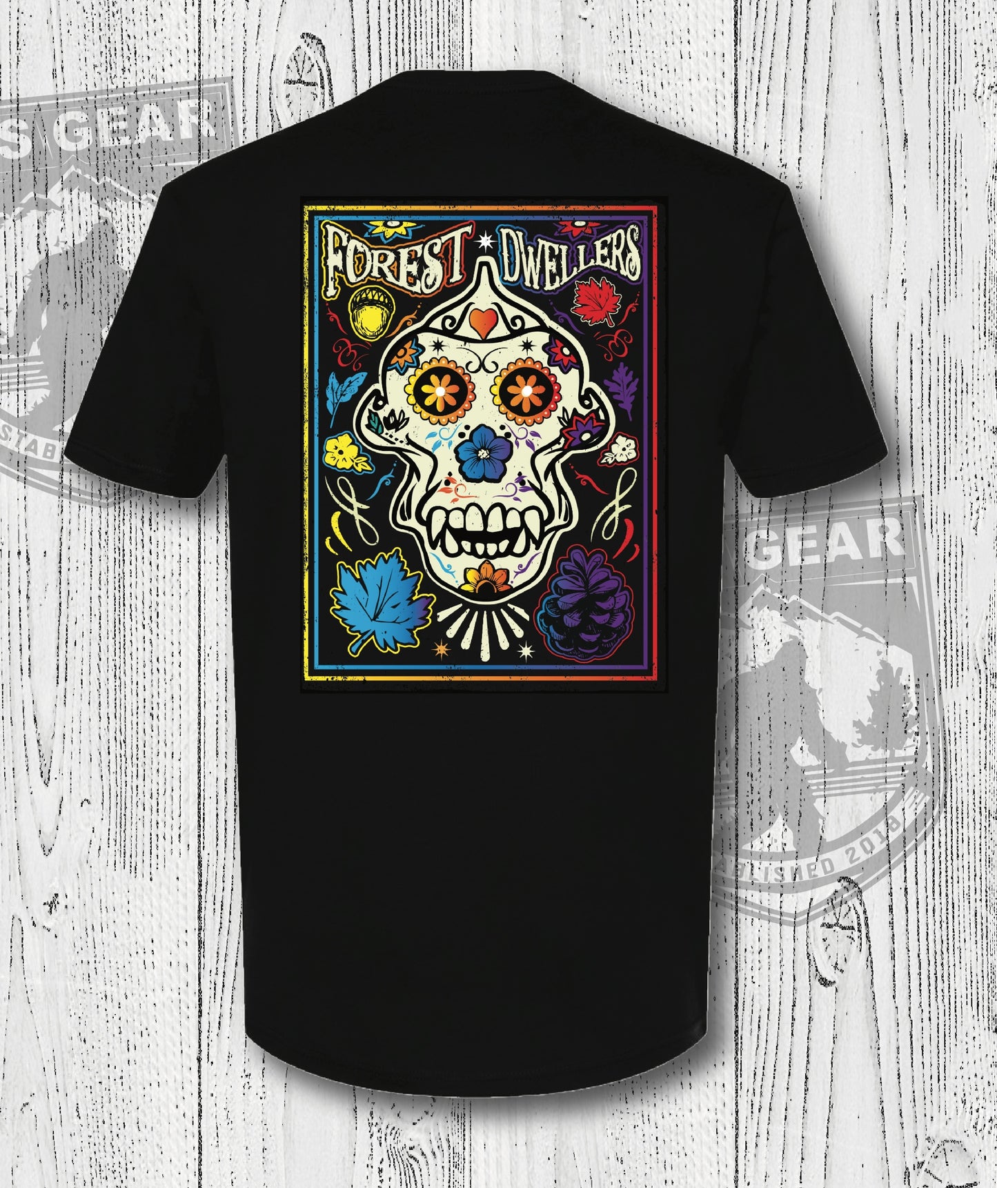 Forest Dwellers Sugar Skull T-Shirt